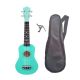 Đàn Ukulele Soprano 35A15 tặng kèm bao da, capo - Xanh ngọc