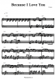 Because I Love You - Yiruma - Piano Sheet