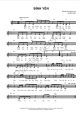 Bình Yên - Quốc Bảo - Sheet Music