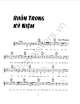 Buồn Trong Kỷ Niệm - Trúc Phương - Sheet Music