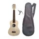 Đàn Ukulele WOIM Concert kèm bao da và capo nâng tông - Màu gỗ mộc