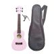 Đàn Ukulele WOIM Concert kèm bao da và capo nâng tông - Màu hồng nhạt