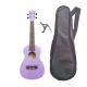 Đàn Ukulele WOIM Concert kèm bao da và capo nâng tông - Màu tím