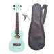 Đàn Ukulele WOIM Concert kèm bao da và capo nâng tông - Màu xanh ngọc
