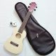 Đàn Ukulele WOIM Concert kèm bao da và máy lên dây điện tử - Màu gỗ