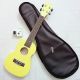 Đàn Ukulele WOIM Concert kèm bao da và máy lên dây điện tử - Màu vàng