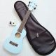 Đàn Ukulele WOIM Concert kèm bao da và máy lên dây điện tử - Màu xanh dương