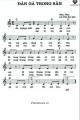 Đàn Gà Trong Sân - Piano Sheet