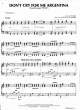Don't Cry For Me Argentina - Richard Clayderman - Piano Sheet