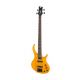 Epiphone Toby Deluxe-IV 4-String Bass Guitar, Satin Trans Amber