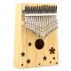 Đàn Kalimba Yael 17 Phím Gỗ Tròn Hoa - Thumb Piano 17 Keys