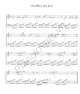 GoodBye My Love - Piano Sheet