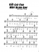 Gởi Gió Cho Mây Ngàn Bay - Đoàn Chuẩn - Từ Linh - Sheet Music