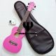 COMBO ĐÀN UKULELE CONCERT HỒNG ĐẬM + BAO DA + MÁY LÊN DÂY