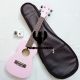 COMBO ĐÀN UKULELE CONCERT HỒNG NHẠT + BAO DA + MÁY LÊN DÂY