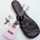 COMBO ĐÀN UKULELE CONCERT HỒNG NHẠT + BAO DA + CAPO + TUNER