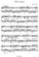 Hello Vietnam - Phạm Quỳnh Anh - Piano Sheet