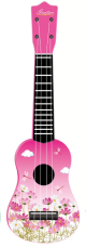 ĐÀN UKULELE SOPRANO HỌA TIẾT MÀU HỒNG