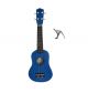 Đàn Ukulele Soprano 35A15 tặng kèm capo nâng tông-Màu xanh navy