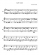 All I want - Piano Sheet