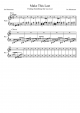 Make This Last - Piano Sheet