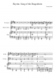Skyrim- Song of the Dragonborn - Piano Sheet