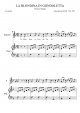 La Biondina in gondoletta - Piano Sheet