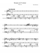 Sonata in C# minor (Opus 22c), Sarabande - Piano Sheet
