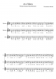 Ave Maria - Piano Sheet