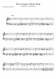 The Avengers Theme Song - Piano Sheet