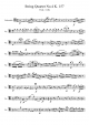 String Quartet No.4 K. 157 - Piano Sheet