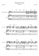 Vision of Love (Acoustic) by Kris Allen - Piano Sheet