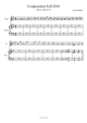 Composition Fall 2010 - Piano Sheet