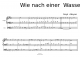 Wie nach einer Wasserquelle - Piano Sheet