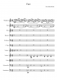 Fare - Piano Sheet