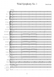 Wind Symphony No. 1 - Piano Sheet