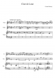 Clair de lune per violino flauto e piano - Piano Sheet