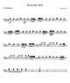 Ring My Bell Trombone - Piano Sheet