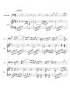 Memory - Piano Sheet