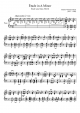 Étude sans Opus in A Minor - Piano Sheet