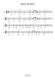 Happy Birthday - Lead Sheet - Piano Sheet