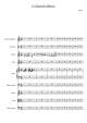 Collserola Blues - Piano Sheet