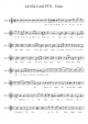 LaVilla Carol PTX Tenor - Piano Sheet