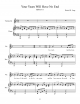 Your Years Will Have No End - Piano Sheet