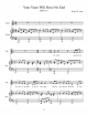 Your Years Will Have No End - Piano Sheet