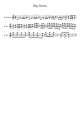 Big Green - Piano Sheet