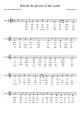 Behold the glories of the Lamb - Piano Sheet