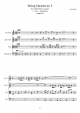 String Quartet no 5 - 3 mov 'Dead End' - Piano Sheet