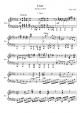Liszt Sonata movement in G flat - Piano Sheet