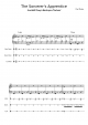 The Sorcerer's Apprentice (+ drumset) - Piano Sheet